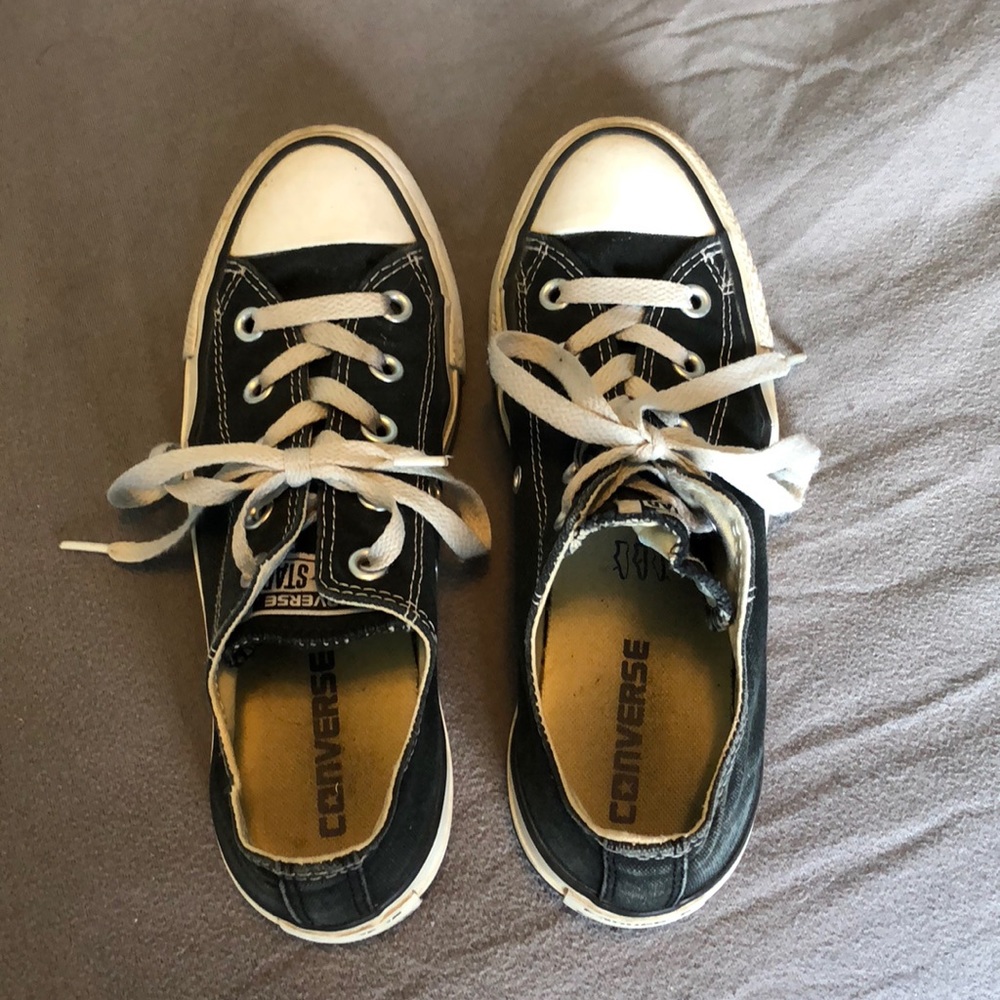 Black and White Converse